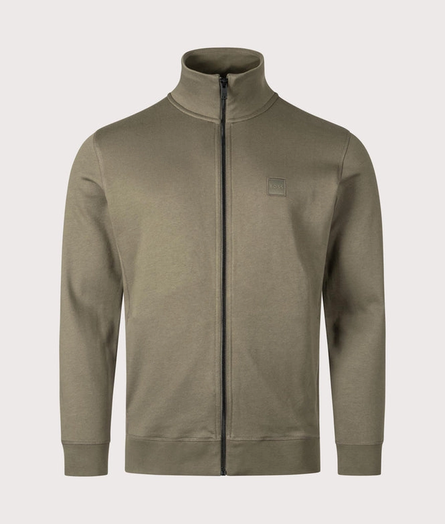 Hugo Boss Mens Relaxed Fit Zestart Zip Through Sweatshirt